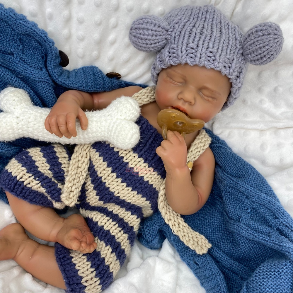 Reborn Baby Doll Silicone Realistic - Gerçekçi Özelliklere Sahip, 20 İnç Boyunda,