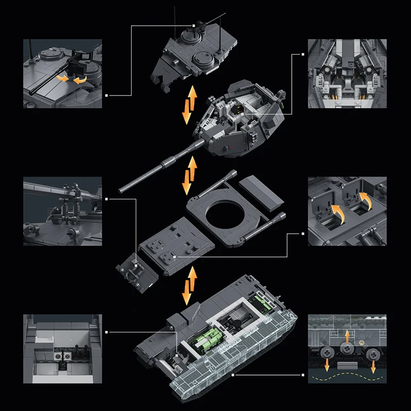 2165 Parça FV215 Tank Yıkım Ar - Lego Compatible Military Tank incelemesi ve fiyatı