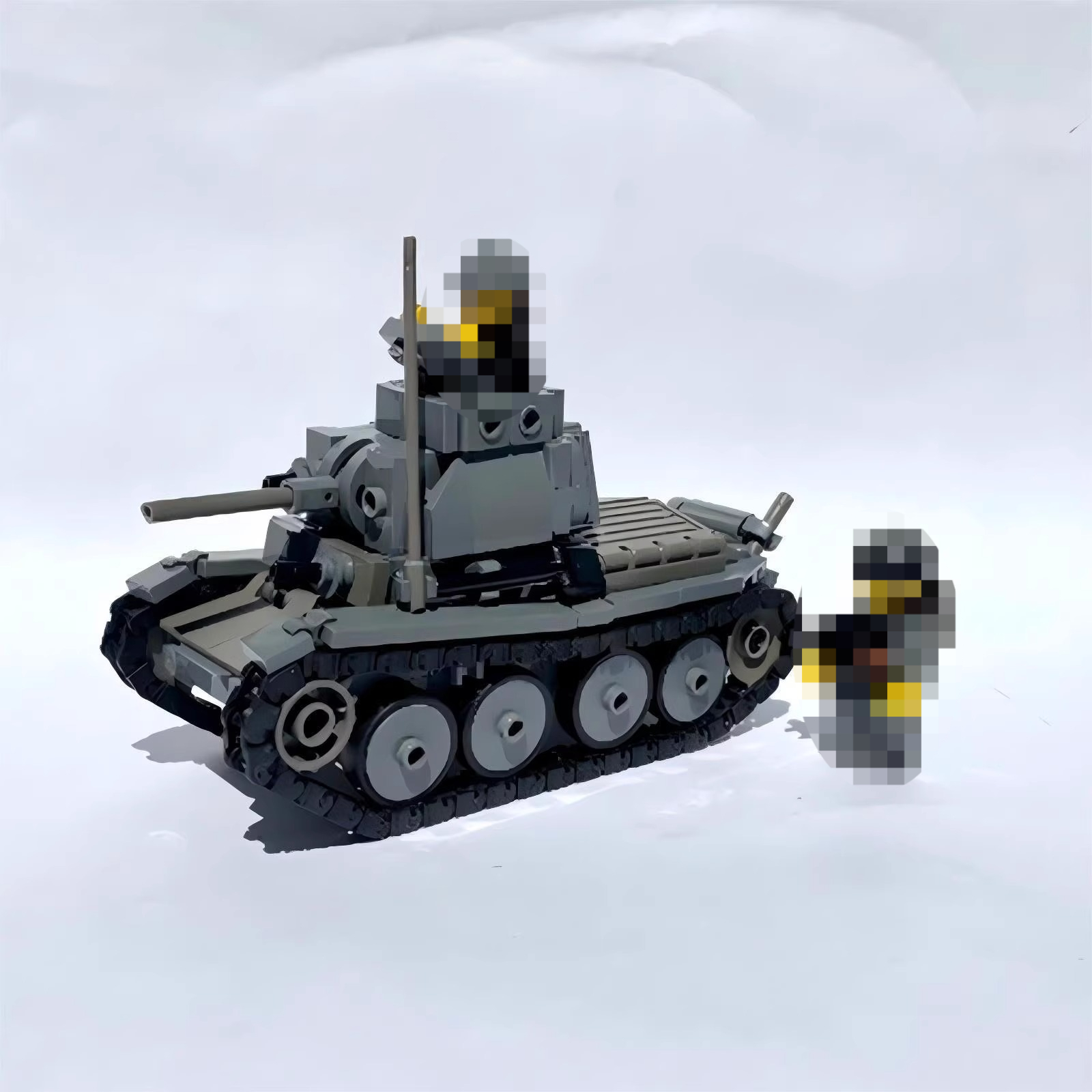 MOC Alman LT-38 Hafif Tank Ask - Lego Compatible Military Tank incelemesi ve fiyatı