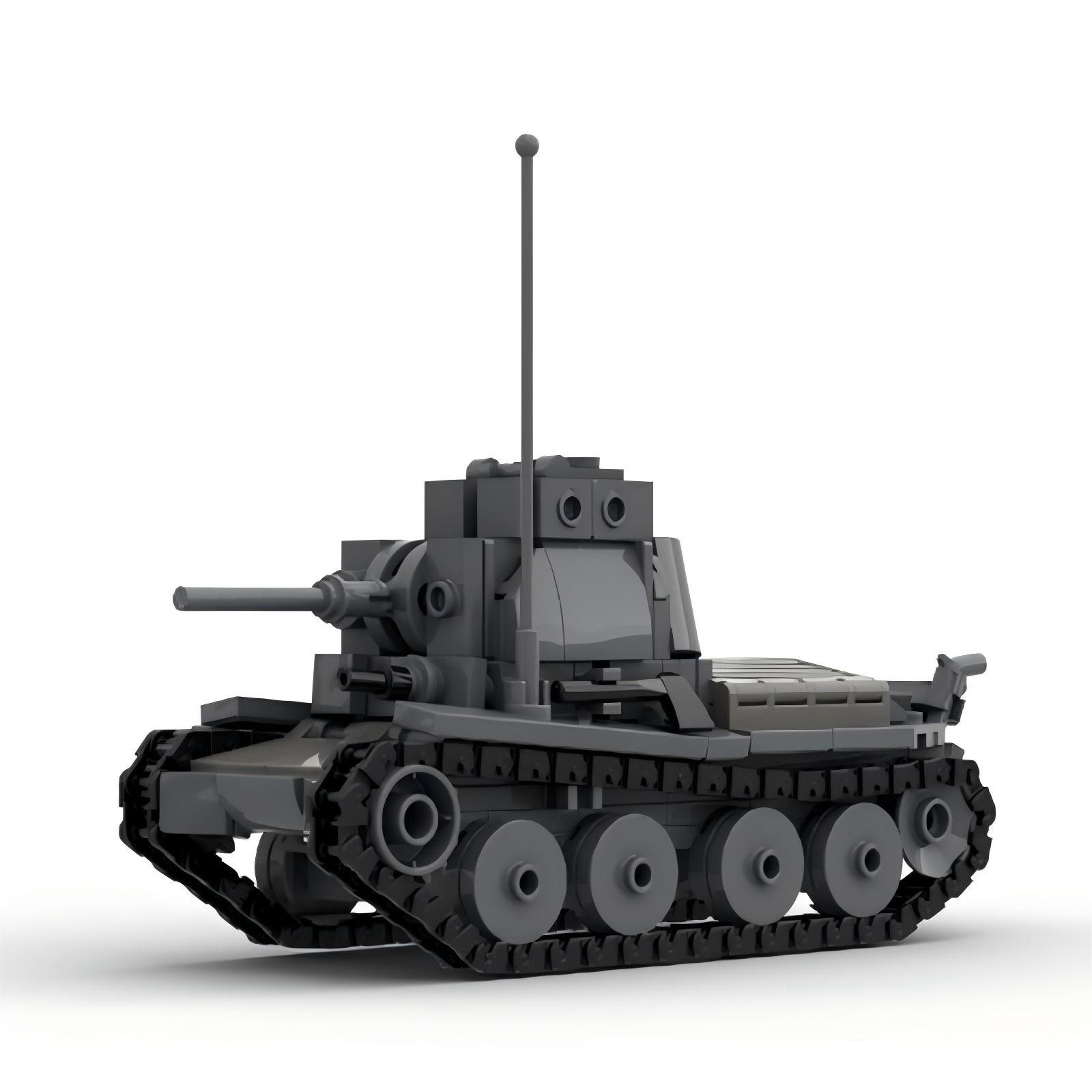 MOC Alman LT-38 Hafif Tank Ask - Lego Compatible Military Tank incelemesi ve fiyatı