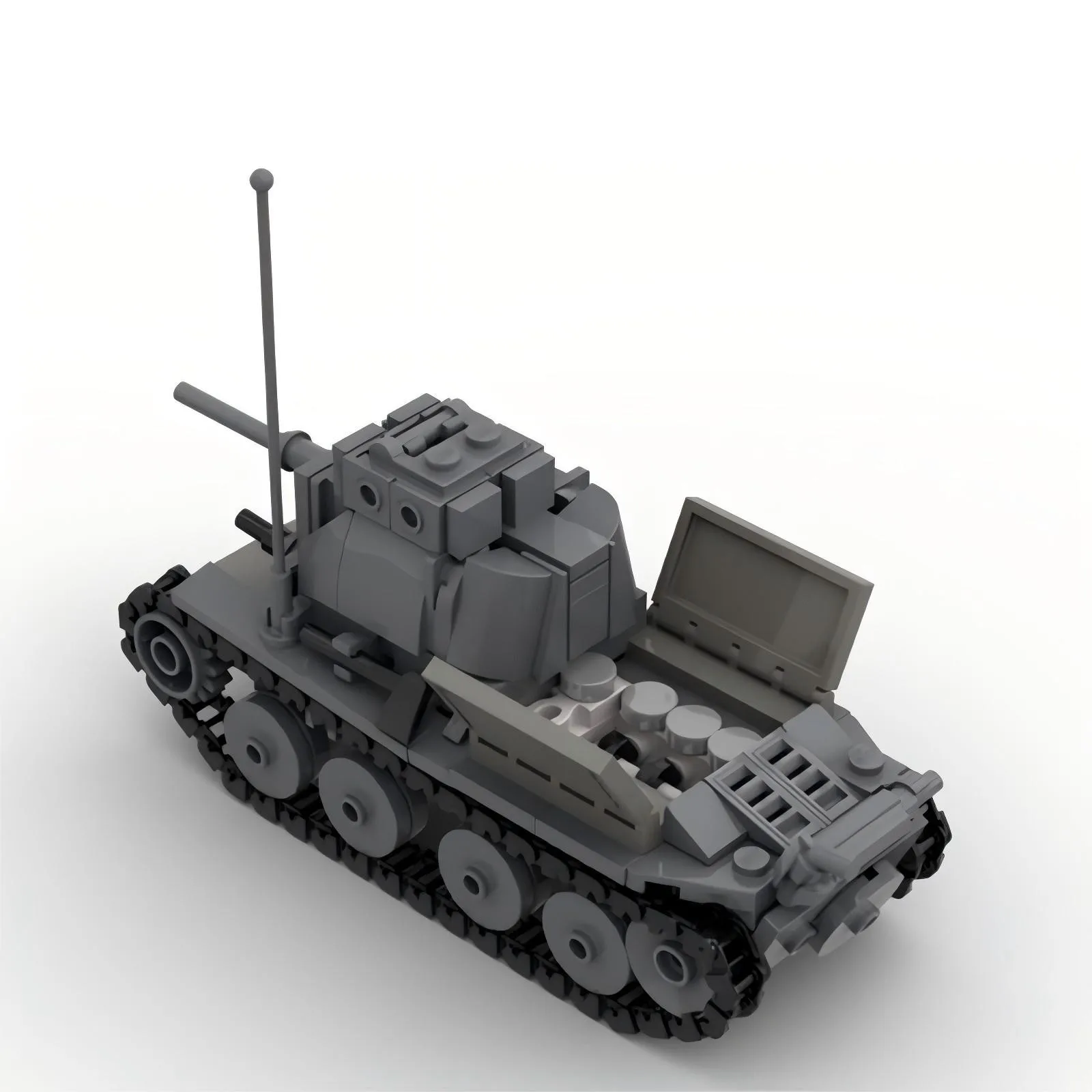 MOC Alman LT-38 Hafif Tank Ask - Lego Compatible Military Tank incelemesi ve fiyatı