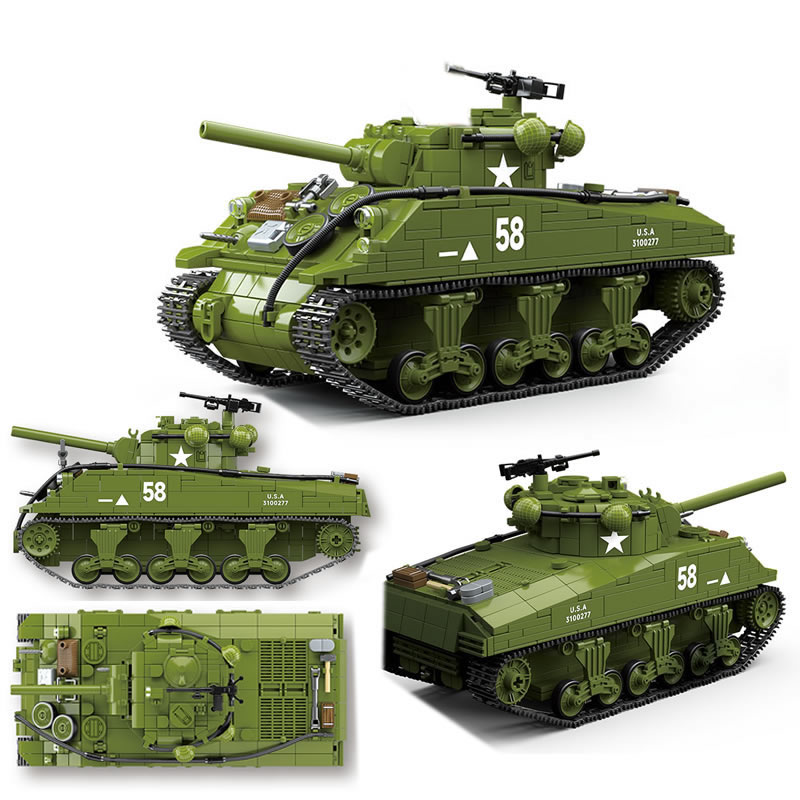 Yeni Dünya Savaşı Askeri Silah - Lego Compatible Military Tank incelemesi ve fiyatı