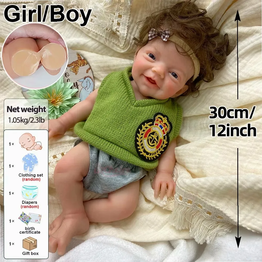 12 İnç Silikon Yeniden Doğmuş  - Reborn Baby Doll Silicone Realistic incelemesi ve fiyatı
