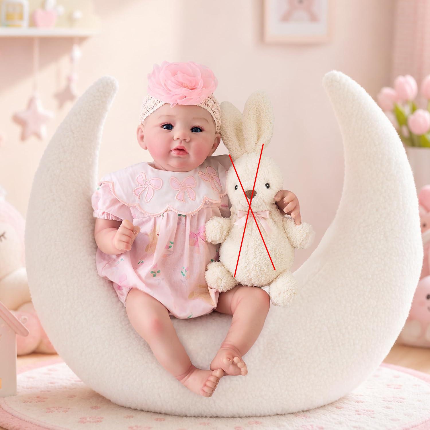 Abigail 48 cm, gerçekçi görünü - Reborn Baby Doll Silicone Realistic incelemesi ve fiyatı